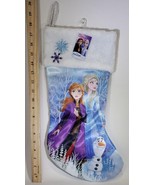 Disney Frozen Anna Elsa Oaf Holiday Christmas Stocking Sparkly Multicolo... - $271.82 MXN