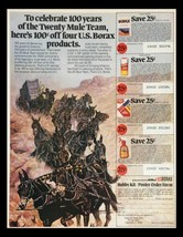 1984 U.S. Borax Hobby Kit Products Circular Coupon Advertisement - £14.80 GBP