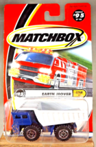 2000 Matchbox #95 Build It EARTH MOVER Blue-Gray w/MCAT Spokes  Fire Tru... - £8.99 GBP