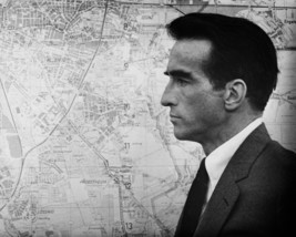 Montgomery Clift in L'espion The Defector 1966 Standing by East German map 16x20 - £55.94 GBP