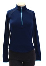 Under Armour Blue Threadborne Swyft 1/2 Zip Long Sleeve Shirt Women&#39;s XS... - $69.99