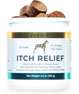 Dog Itch Relief with Fatty Acids EPA DHA Omega Nutritional Support Chews... - £56.22 GBP