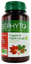 Sephyto Butcher&#39;s Broom &amp; Red Vine Leaves Organic 200 Capsules - £44.45 GBP