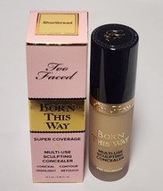 Too Faced Shortbread Born This Way Multi Use Sculpting Concealer Full Si... - $28.71