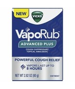 2 PACK Vicks VapoRub *10/2025* Advanced Plus Cough Suppressant Topical C... - $22.27 CAD