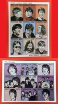 ZAYIX Tanzania 1334-1335 MNH 2 MS The Beatles John Lennon McCartney 071922SM04M - £6.99 GBP