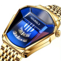 Luxury Hoursly Brand Trend Cool Mens Wrist Watch Stainless Steel Technology - $32.19+