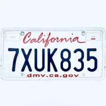  United States California Lipstick Passenger License Plate 7XUK835 - £13.23 GBP