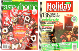 2 Magazines Holiday Entertaining &amp; Taste of Home Christmas Thanksgiving Ideas - £15.21 GBP