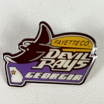 Vintage Devil Rays Pin Fayette Co. Georgia Lapel Pin Souvenir Little League - $11.39