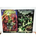 Green Lantern Graphic Novels Rage of the Red Lanterns &amp; Blackest Night D... - $533.37 MXN