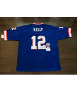 JIM KELLY BUFFALO HOF 02 BILLS SIGNED AUTO MITCHELL &amp; NESS JERSEY JSA BE... - €429,86 EUR