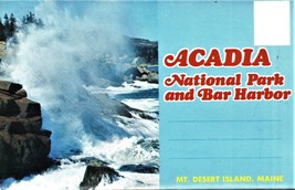 Acadia National Park and Bar Harbor Maine - 14 Picture Broshure - $6.70 CAD