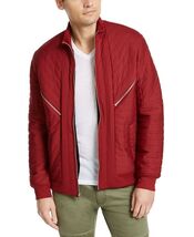 INC Men's Burton Quilted Jacket in Chinese Apple Red-Size 3XL - $34.88