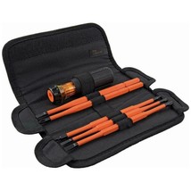 Klein Tools 8-in-1 Insulated Interchangeable Screwdriver Set 7 Piece Hand Tool - £46.12 GBP