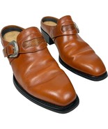Ariat Western Cowgirl Mules Block Heel Brown Leather Buckle 16728 Women&#39;... - €23,22 EUR