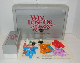 Vintage 1988 Milton Bradley Win Lose Or Draw Party Edition 100% complete - £19.10 GBP