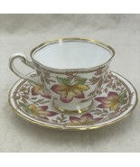 Royal Chelsea Maple Leaf Cup and Saucer English Bone China - £26.11 GBP