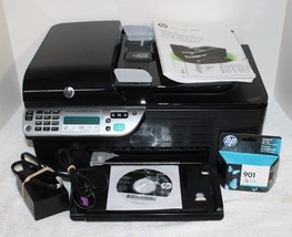 HP 4500 G510 OfficeJet WiFi Printer + Power Adapter + Disc + Manual ~ Ne... - £117.26 GBP