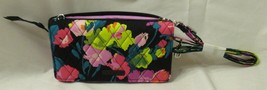 Vera Bradley Women RFID WALLET CROSSBODY HILO MEADOW with strap flowers - $85.11