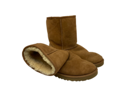 Ugg Australia Women&#39;s 5825 Classic Short Sheepskin Boots Tan Size 8M - £45.54 GBP