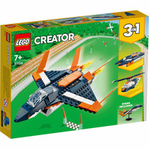 Lego Creator - 31126 - 3 in 1 Supersonic Jet Plane - 215 Pcs. - £24.74 GBP