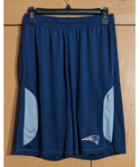 NFL Team Apparel New England NE Patriots Shorts Size Small Blue TX3 Cool... - £11.36 GBP