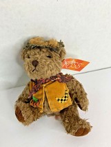Russ Berrie Scarecrow Bear Plush Stuffed Animal Toy Doll 7 in Teddy Treaters - £10.08 GBP