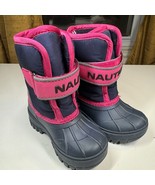 Nautica NS-83 Albermarle All Weather Snow Rain Boots Navy Blue Pink Todd... - $9.91 CAD