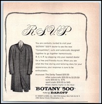 Botany 500 by H. Daroff &amp; Sons PRINT AD &quot;The Derby Tweed&quot; Men&#39;s Outercoa... - $3.79