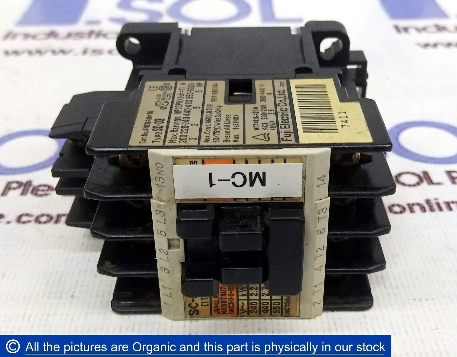 Fuji SC-03 Magnetic Contactor 4NC0A0 Magnetic Starter SC-Series Switch J... - $32.00