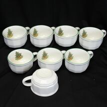 Pfaltzgraff Christmas Heritage Cups  Lot of 8  Xmas - $21.55