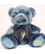 Thomas Kinkade Sweetheart Blue Teddy Bear Dakin 14&quot; Plush Teddy With Loc... - £7.59 GBP