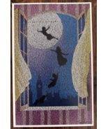 Signed Peter Pan and the Darlings Peter Wendy Word Art 11 x 17 by Scott ... - $49.49