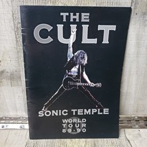 THE CULT Sonic Temple World Tour Concert Program Book Poster Intact 1989... - $19.75