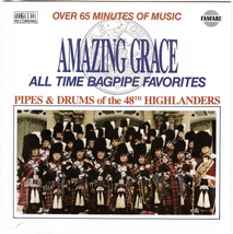 Pipes And Drums Of The 48th Highlanders CD Amazing Grace Bagpipe Favorites  - £1.55 GBP