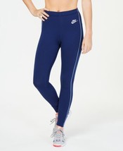 Nike Womens Sportswear Heritage Leggings size X-Small Color Blue Void/White - £35.62 GBP