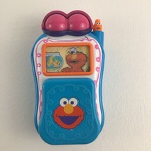 Sesame Street Elmo&#39;s World Talking Cell Phone Toy Vintage 2002 Mattel Do... - $29.65