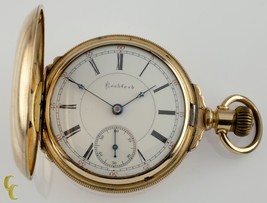 Rockford Completo Cacciatore 14k Gold Filled Giallo Tasca Orologio 15 Je... - $2,858.57