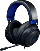 Razer Kraken Gaming Headset: Lightweight Aluminum Frame -, Black/Blue. - £82.24 GBP