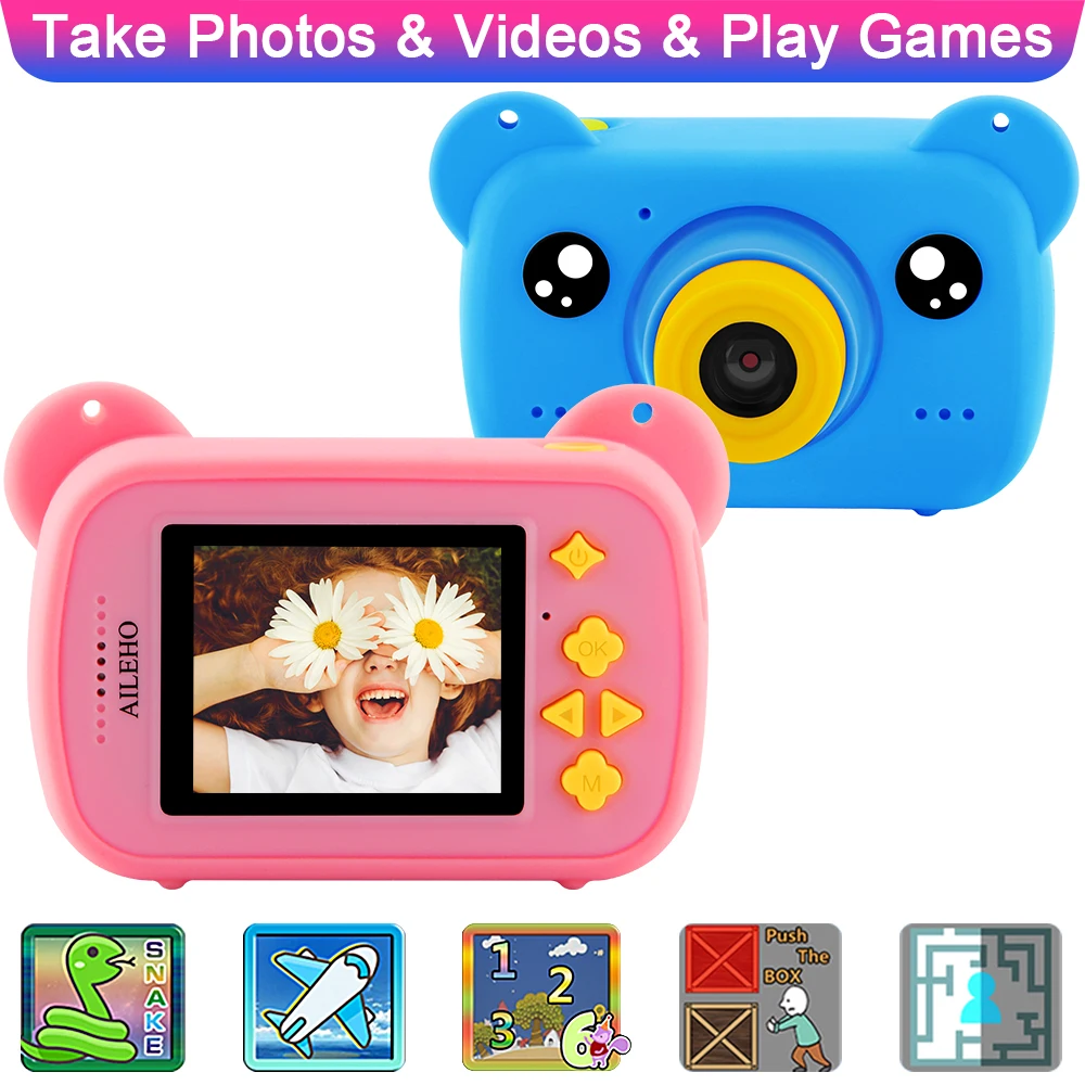 Kids Camera Digital Photo Video Camera For Children Kids Camera Toys Child - £43.15 GBP+