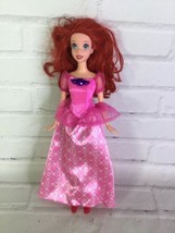 Mattel Disney Princess The Little Mermaid Ariel Doll With Pink Dress - £9.77 GBP