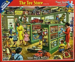 White Mountain 1000 Piece Puzzle The Toy Store - New - $49.99