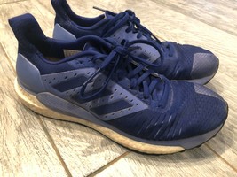 Adidas Shoes size 9.5 Purple SolarGlide ST Running Sneakers Athletic Womens - $289.54 MXN
