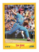 1988 Score #494 Tom Hume Cincinnati Reds - £0.79 GBP