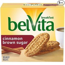 belVita Cinnamon Brown Sugar Breakfast Biscuits - 5 Packs - £28.48 GBP