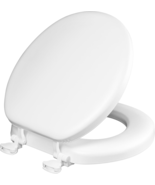 Padded Toilet Seat, Cushioned Soft Vinyl over Wood Core Seat, Secure Hin... - $44.27