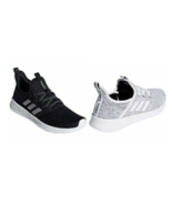 Adidas Women&#39;s Cloudfoam Pure 2.0 Running Slip-On Sneaker Shoes Black Gr... - $25.99