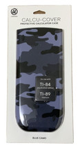 Blue Camo Slide Case For TI-84 Plus  &amp; Silver Edition  TI-89 Titanium New Sealed - £10.52 GBP