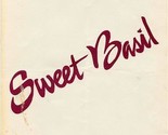 Sweet Basil Menu Vail Village Vail Colorado 1980&#39;s - £21.80 GBP